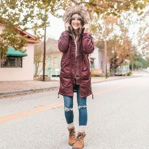 Abercrombie Shiny Nylon Parka